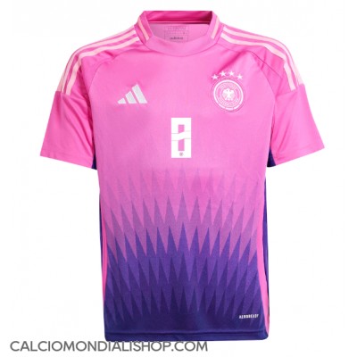 Maglie da calcio Germania Toni Kroos #8 Seconda Maglia Europei 2024 Manica Corta Maglie da calcio Germania Toni Kroos #8 Seconda Maglia Europei 2024 Manica Corta